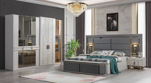 Product img 1, Atlantis 6 Kapaklı Yatak Odası Takımı